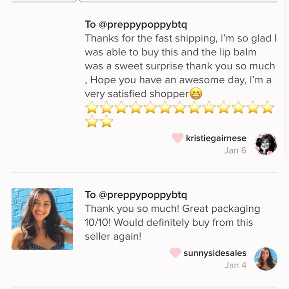 LOVE MY BUYERS!! Thanks for the LOVE NOTES!!💗 - Picture 7 of 12